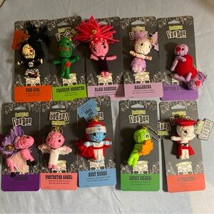 Guardian Voodoo Collectible String Doll Keychain New on Card  various lot of 10